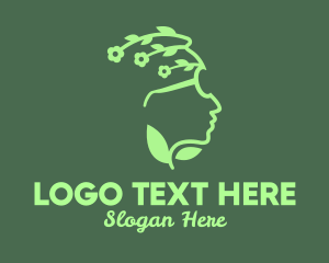 Ecological - Green Flowers Eyewear logo design