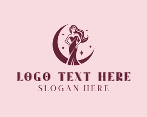 Woman Beauty Skincare Logo