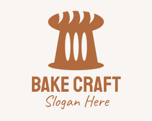 Brown Loaf Bread logo design