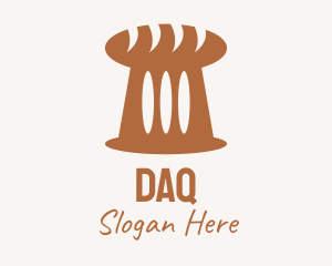 Baking - Brown Loaf Bread logo design