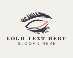 Glam - Makeup Eyebrow Salon logo design