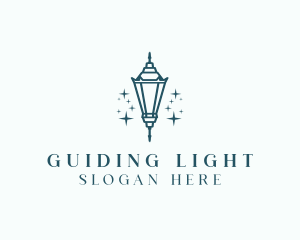 Street Lantern Lamp logo design