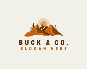 Mountain Deer Wildlife logo design