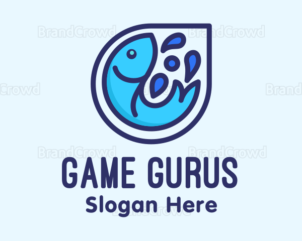 Blue Fish Aquatic Logo