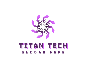 Artificial Intelligence Tech logo design