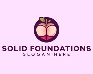 Stripper - Sexy Fruit Lingerie logo design