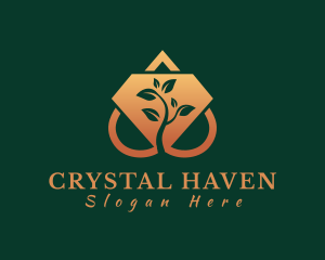 Elegant Crystal Nature, logo design