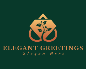 Elegant Crystal Nature, logo design