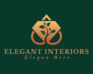 Elegant Crystal Nature, logo design