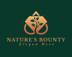 Elegant Crystal Nature, logo design