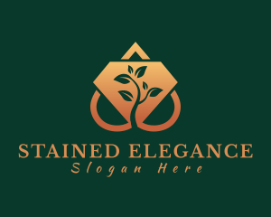 Elegant Crystal Nature, logo design