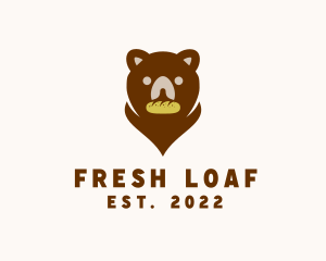 Bear Bread Bakery logo design