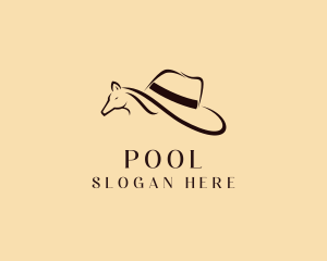 Horse Cowboy Hat Logo
