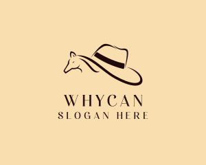 Horse Cowboy Hat Logo