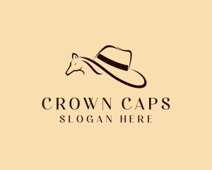 Headgear - Horse Cowboy Hat logo design