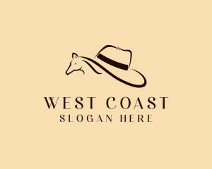 Horse Cowboy Hat logo design