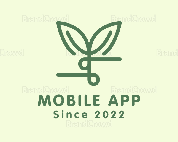 Horticulture Seedling Plant Logo