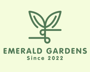 Horticulture Seedling Plant logo design