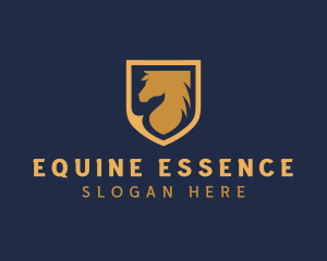 Equine - Shield Equine Horse logo design