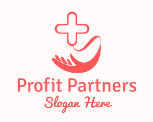 Hospital Charity Cross logo design