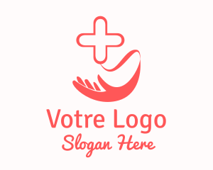 Caregiver - Hospital Charity Cross logo design