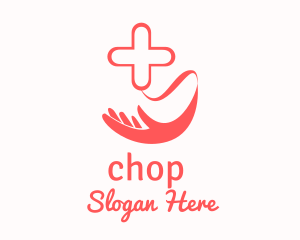 Hospital Charity Cross logo design