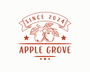 Apple Homegrown Produce logo design