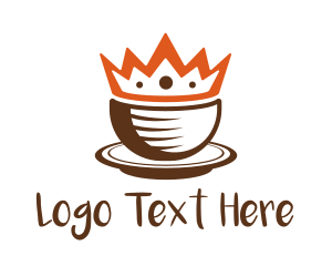 Dessert - Coffee Cup King logo design