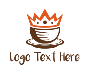 Tea - Coffee Cup King logo design