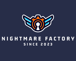 Winged Industrial Machinery logo design