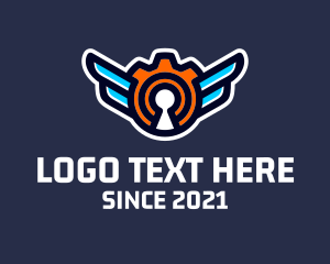 Industry - Winged Industrial Machinery logo design