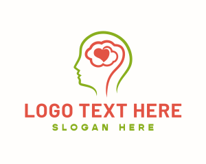 Brain - Brain Heart Wellness logo design