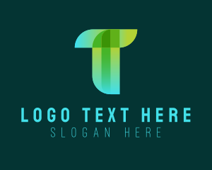 Banking - Business Technology Letter T logo design