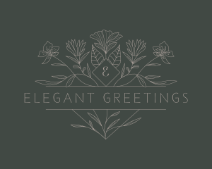 Elegant Floral Stylist logo design