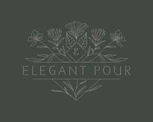 Elegant Floral Stylist logo design