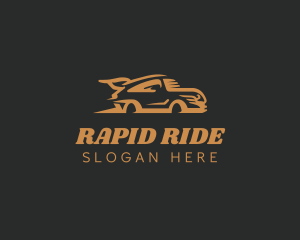 Racing Car Automobile logo design