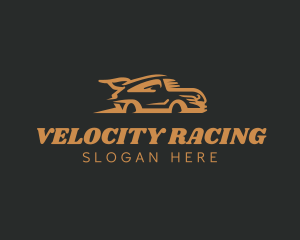 Racing Car Automobile logo design