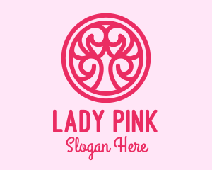 Pink Beauty Decor  logo design