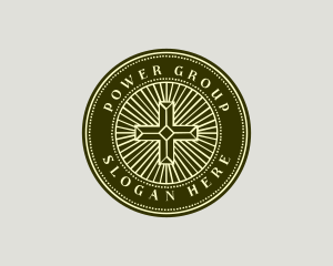 Religion - Christian Bible Cross logo design