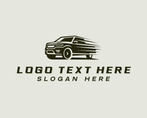 Fast - SUV Car Speed logo design