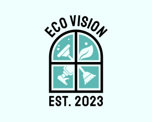 Window Eco Housekeeper logo design