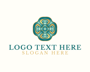 St Patrick Day - Generic Clover Ornament logo design