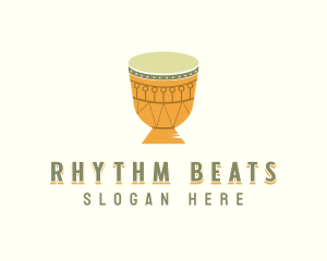 Djembe - Djembe Musical Drum logo design