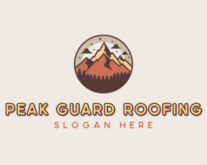 Peak Mountain Trekking logo design