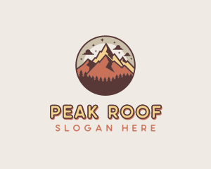 Peak Mountain Trekking logo design