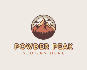 Peak Mountain Trekking logo design