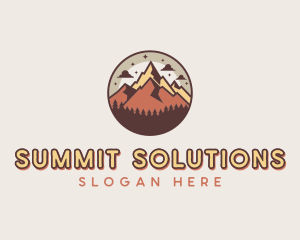 Peak Mountain Trekking logo design