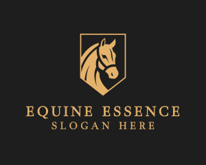 Equine - Equine Horse Shield logo design