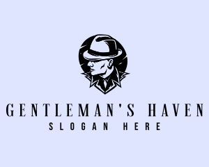 Detective Investigator Gentleman logo design