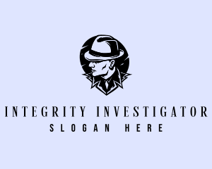 Investigator - Detective Investigator Gentleman logo design